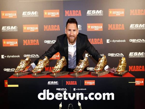 Messi có bao nhiêu chiếc giày vàng?