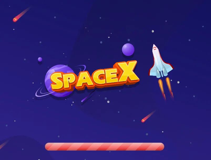 Giao diện siêu lôi cuốn của game chơi Space X