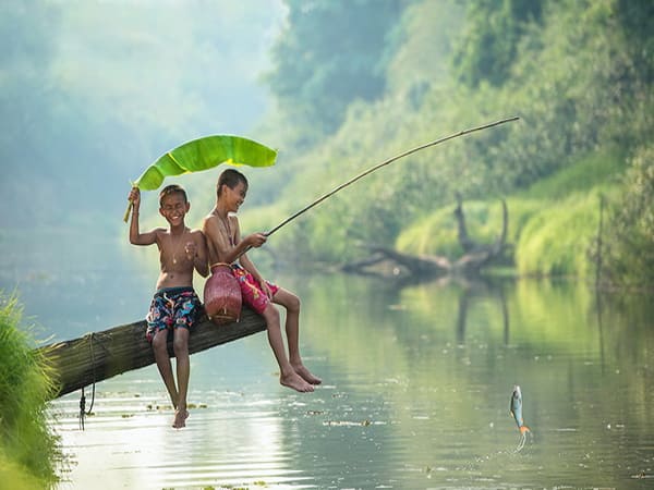 Nhìn thấy đi câu cá con số nào may mắn