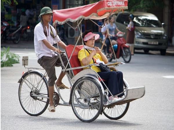 Nhìn thấy xe xích lô con số tài lộc nào