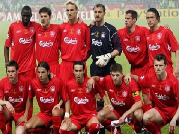 Đội hình Liverpool vô địch C1 2005 tạo nên kỳ tích Istanbul